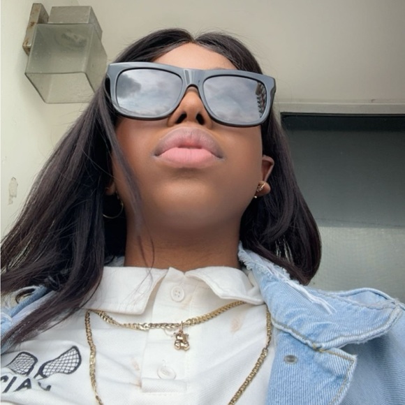 💯 - New Authentic Gucci Grey Rectangular Sunglasses GG0158SN 001 - Picture 6 of 15